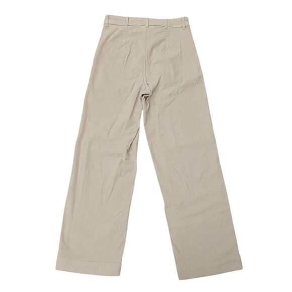 Everlane Corduroy Pants Womens 4 Beige Wide Leg Festival Boho Retro Y2K - Picture 6 of 12